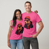 Capybara Schattigee en grappige Capybara Rap DJ Hi T-shirt (Unisex)