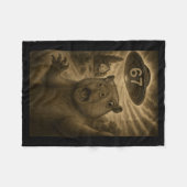 Capybara Selfie 67 Meme Six Seven Funny Ufo  Fleece Deken (Voorkant (Horizontaal))