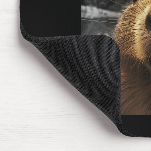 Capybara Selfie Grappig Kerstdier Graphic Capybara Muismat (Hoek)
