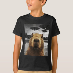 Capybara Selfie Grappig Kerstdier Graphic Capybara T-shirt