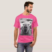 Capybara Selfie met UFO's Alien Capybara T-shirt (Voorkant volledig)