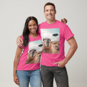 Capybara Selfie met UFO's Grappig Grafisch T-shirt (Unisex)
