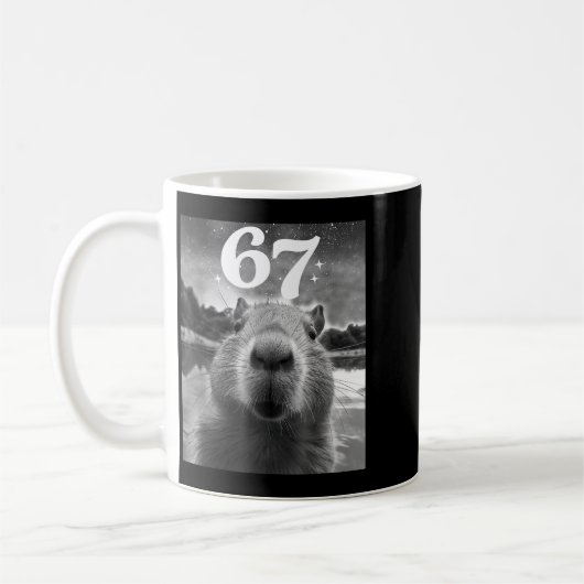 Capybara Selfie With 67 Meme Capy Graphic For Men  Koffiemok (Links)