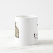 capybara - sepia koffiemok (Center)