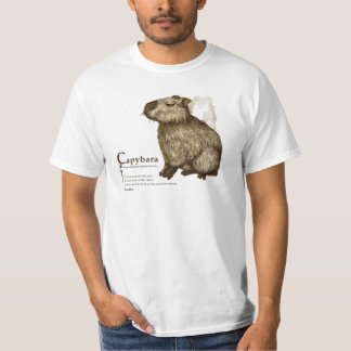 capybara - sepia t-shirt