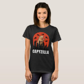 Capybara Shirt Funny Capybara Rodent Capyzilla Fun (Voorkant volledig)