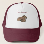 Capybara Shirt Trucker Pet (Voorkant)
