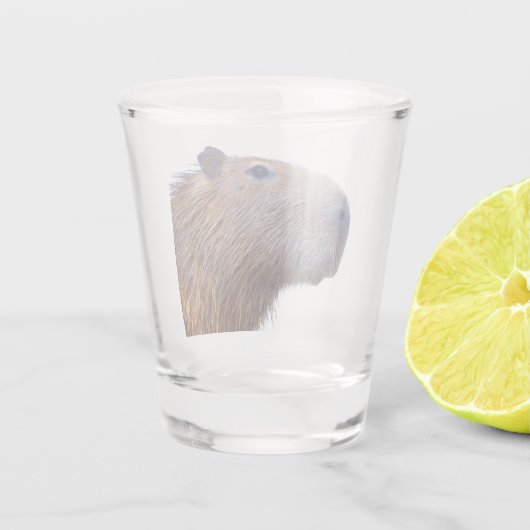 Capybara Shot Glas (Achterkant)