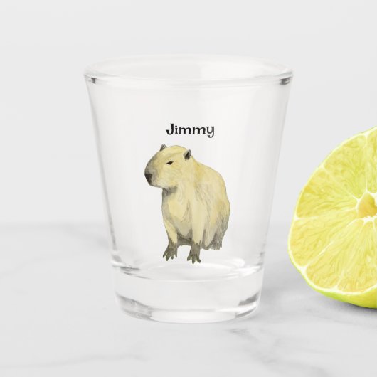 Capybara Shot Glas (Voorkant)