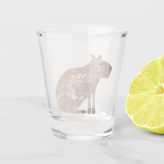 Capybara Shot Glas (Voorkant)