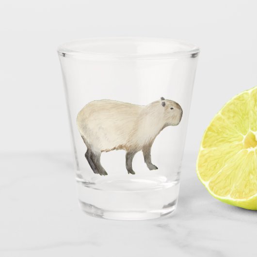 Capybara Shot Glas (Voorkant)