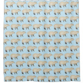 Capybara Shower Curtain Douchegordijn (Voorkant)