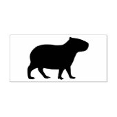 Capybara Silhouette Rubberstempel (Afrduk)