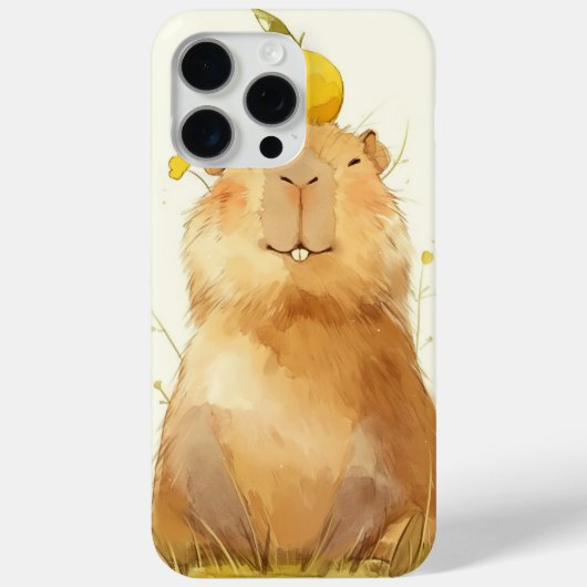 Capybara Sinaasappel Ben Je Blij Case-Mate iPhone Case (Achterkant)