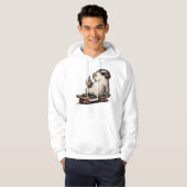 Capybara Skateboard Bubble Tea Hoodie (Voorkant volledig)