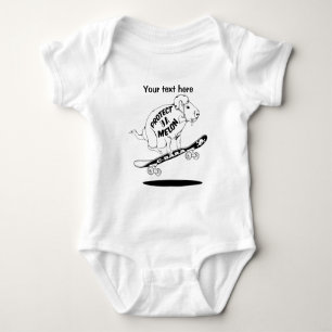 Capybara Skateboard Ollie Romper