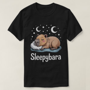 Capybara Slaap Pyjama – Grappige Slaapbara T-shirt