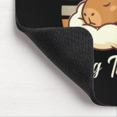 Capybara sleepybara die droom levend retro vintage muismat (Hoek)