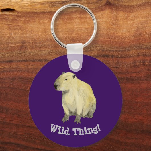 Capybara Sleutelhanger (Achterkant)