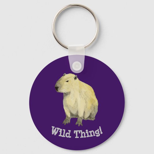Capybara Sleutelhanger (Achterkant)