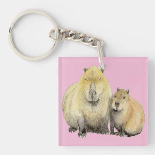 Capybara Sleutelhanger (Voorkant)