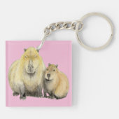 Capybara Sleutelhanger (Achterkant)