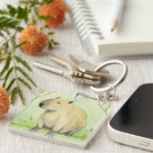 Capybara Sleutelhanger (Voorkant Rechts)