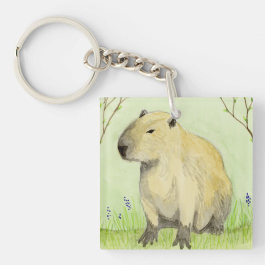 Capybara Sleutelhanger (Voorkant)