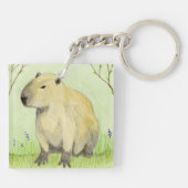 Capybara Sleutelhanger (Achterkant)