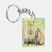 Capybara Sleutelhanger (Voorkant Links)