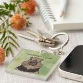 Capybara Sleutelhanger (Voorkant Rechts)