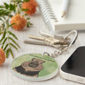 Capybara Sleutelhanger (Voorkant Rechts)