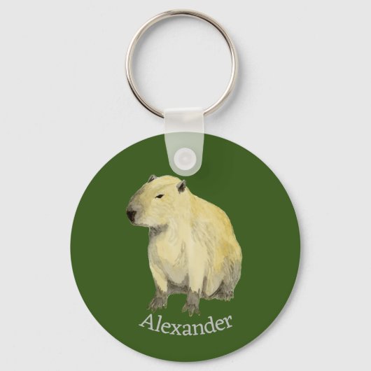 Capybara Sleutelhanger (Voorkant)