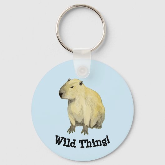 Capybara Sleutelhanger (Achterkant)