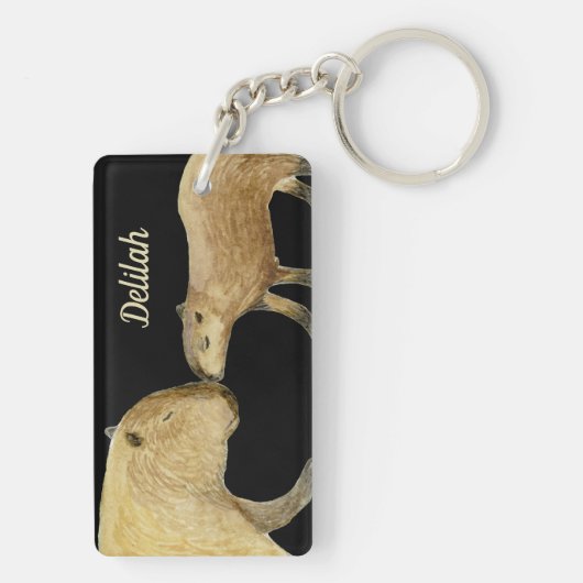 Capybara Sleutelhanger (achterkant)