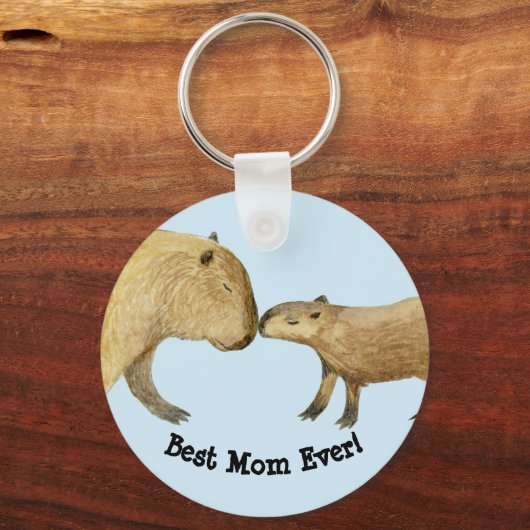 Capybara Sleutelhanger (Achterkant)