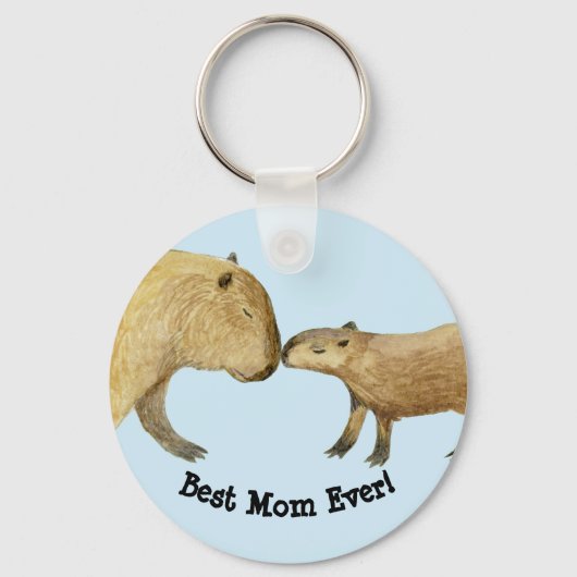 Capybara Sleutelhanger (Achterkant)