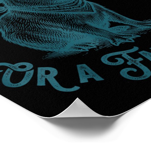 Capybara Smart Fella Fart Smella Funny Cowboy Humo Poster (Hoek)