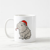 Capybara Smoking Christmas Ugly Cigarette Gen Z  Koffiemok (Links)