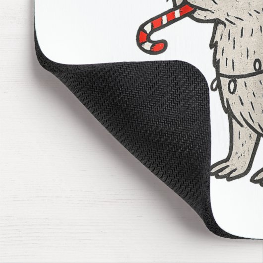 Capybara Smoking Christmas Ugly Cigarette Gen Z Muismat (Hoek)