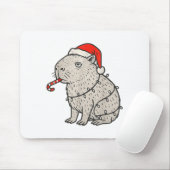 Capybara Smoking Christmas Ugly Cigarette Gen Z  Muismat (Met muis)
