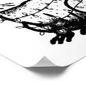 Capybara Smoking Christmas Ugly Cigarette Gen Z  Poster (Hoek)