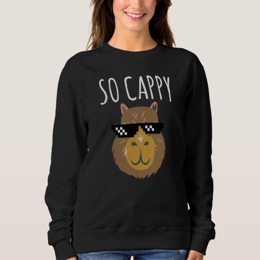 Capybara So Cappy Rodent Animal OK Pull Up Capy  1 Trui (Voorkant)