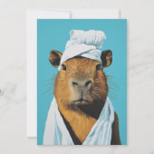 Capybara Spa Day Kaart (Voorkant)