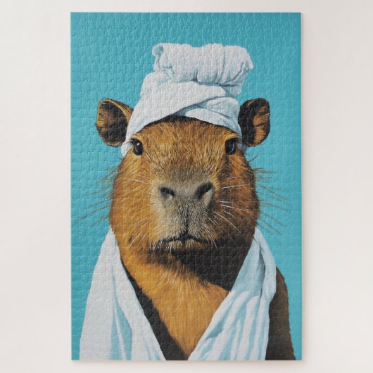 Capybara Spa Day Legpuzzel (Verticaal)