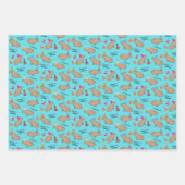 Capybara Specialized Birthday Hand-Illustrated Inpakpapier Vel (Voorkant 2)