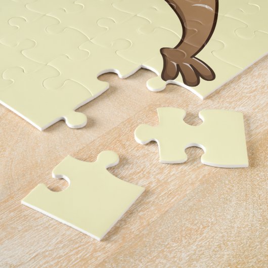 Capybara speeltafeltennis legpuzzel (Zijkant)