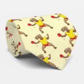 Capybara speeltafeltennis stropdas (Opgerold)