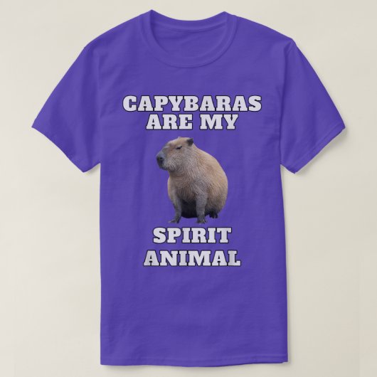 Capybara Spirit Animal T-shirt (Design voorkant)