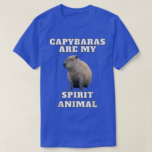 Capybara Spirit Animal T-shirt (Design voorkant)